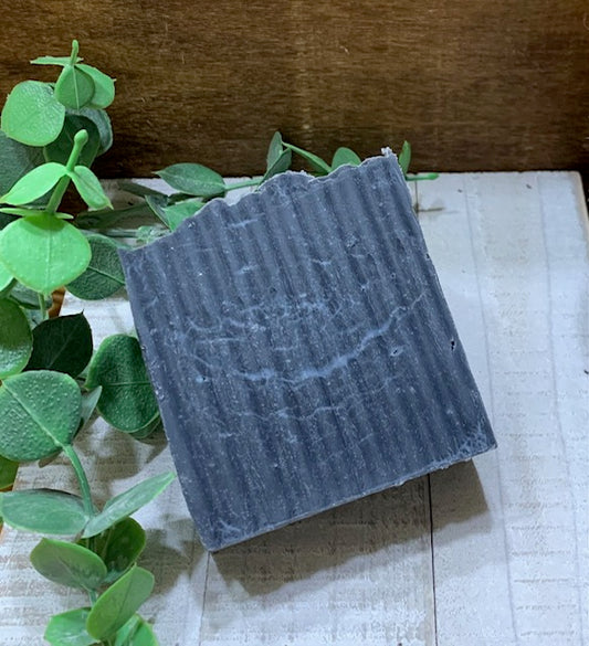 All natural Activated Charcoal Tea Tree soap has so many uses that are great for the skin.  This soap is used by people with psoriasis, acne, and eczema and the results were great.    Ingredients: tallow, olive oil, coconut oil, argan oil, lye, tea tree oil, activated charcoal