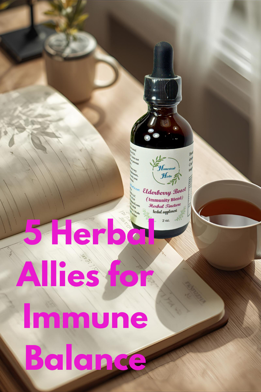 🍇 5 Herbal Allies for Immune Balance