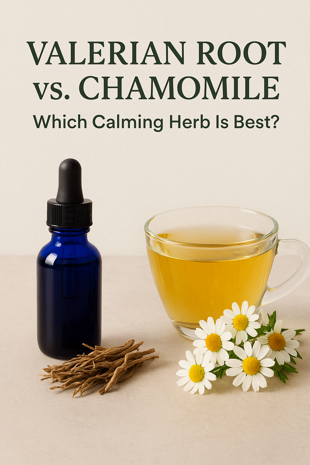 🌿 Valerian Root vs. Chamomile – Which Is Best?