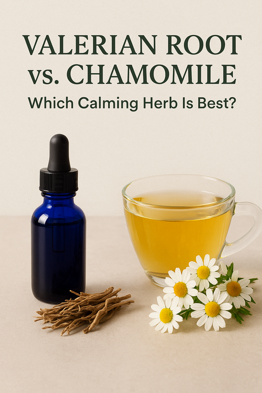 🌿 Valerian Root vs. Chamomile – Which Is Best?