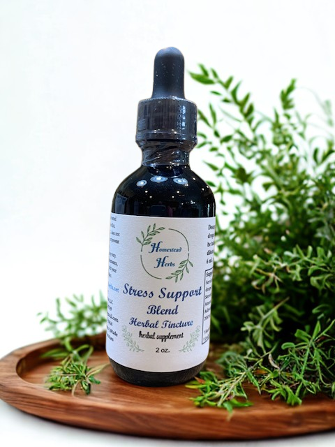 Stress Support Blend – Ashwagandha, Tulsi & Skullcap Tincture